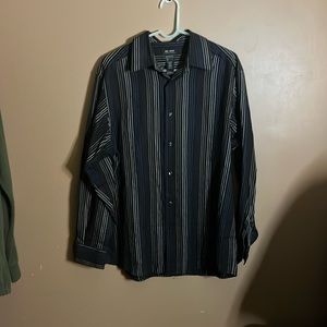 Axcess colourful stripes dress shirt. L4